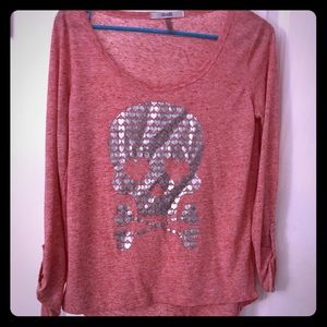 Cute pink skull shirt